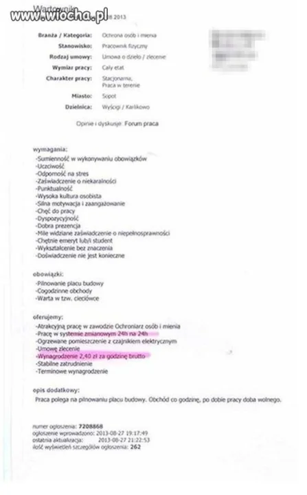 Najlepsza praca w Polsce