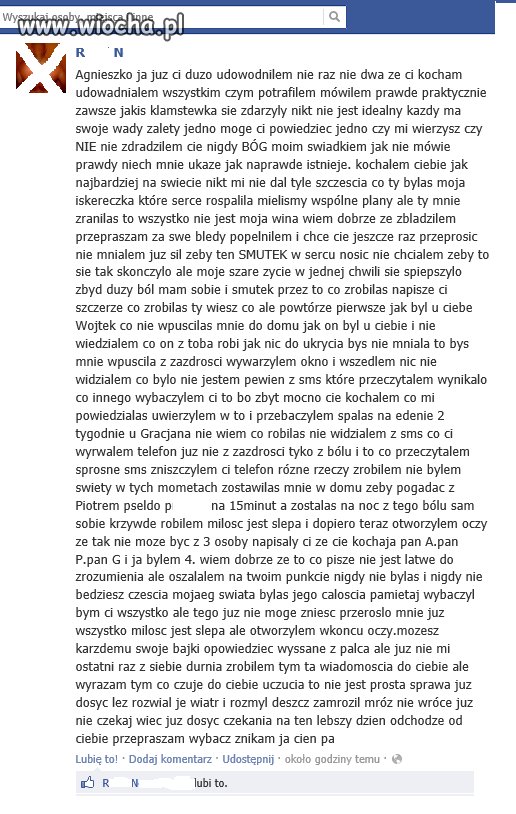 Takie rzeczy tylko na Facebooku