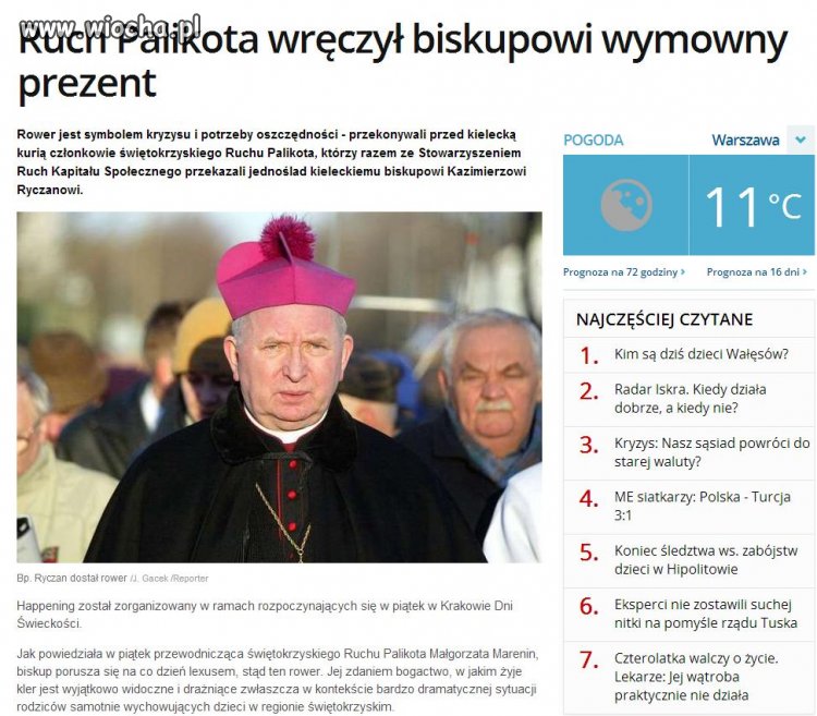 Z Lexusa na rower... To byłby piękny widok...
