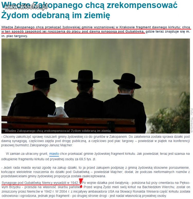 Żydzi przejmują kolejne ziemie.