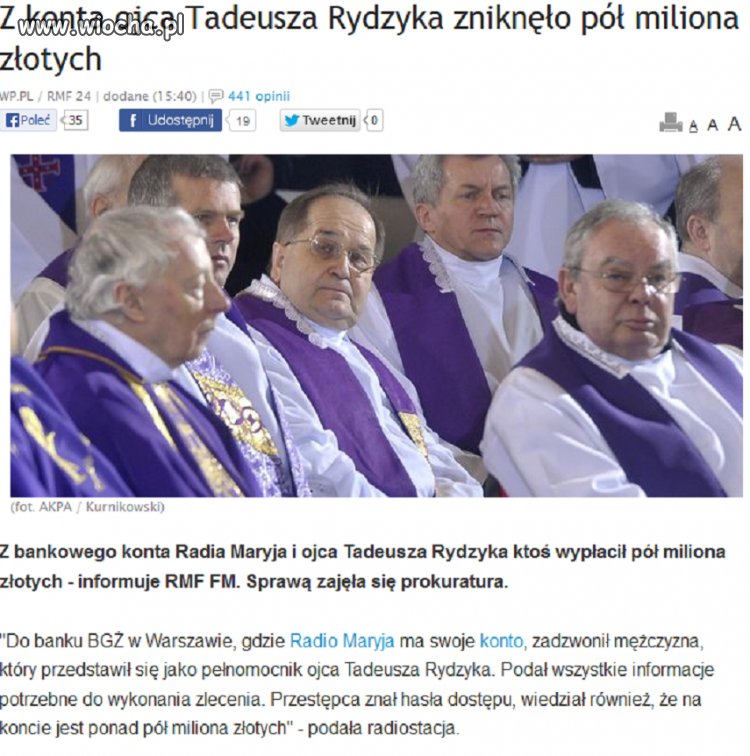Przyznać się grzesznicy! Który okradł Tadzia!?