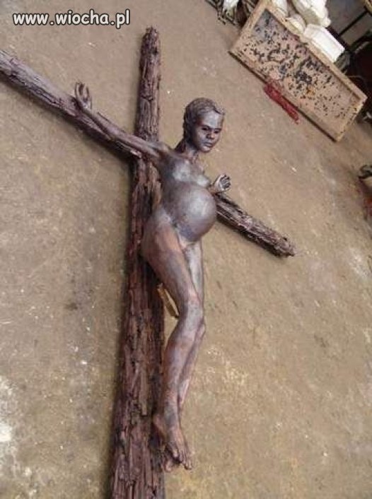 Jezus w ciąży...w dodatku jakiś młody.