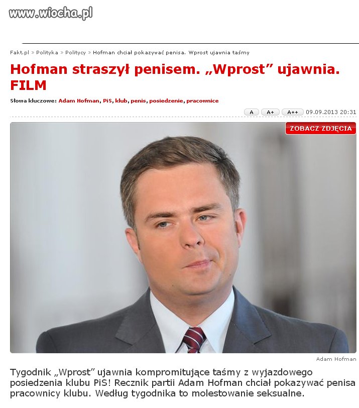 Wazelina Adaś   straszy   PISiorem