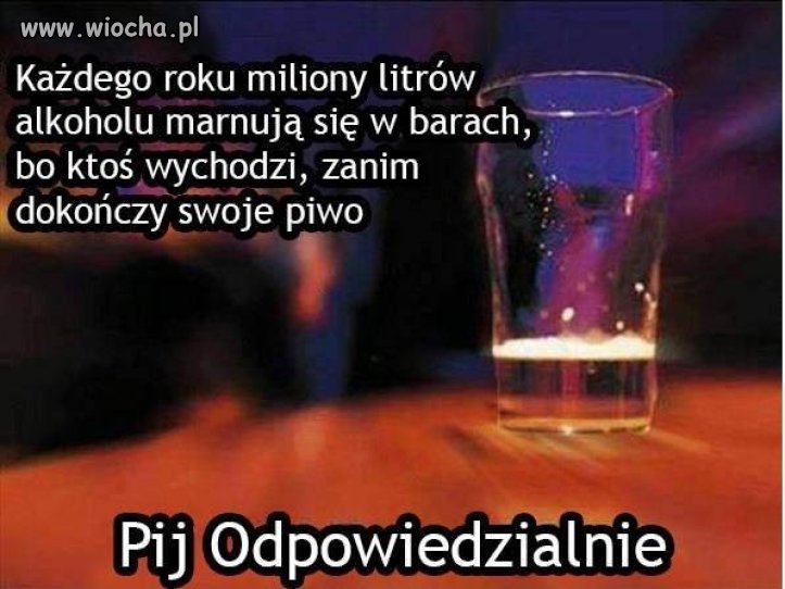 Tyle browara zmarnować, prawdziwa wiocha