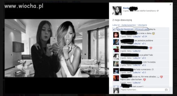 Kolejny fejm na facebooku 
