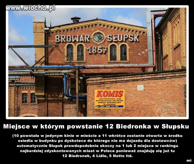Następna Biedronka w Słupsku powstanie w...