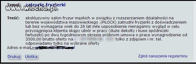 Zatrucie fryzjerki 