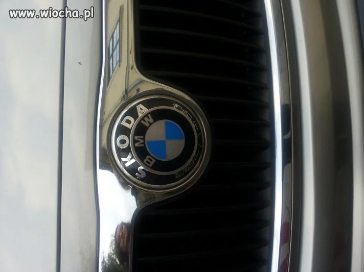 Nieudany szpan na bmw