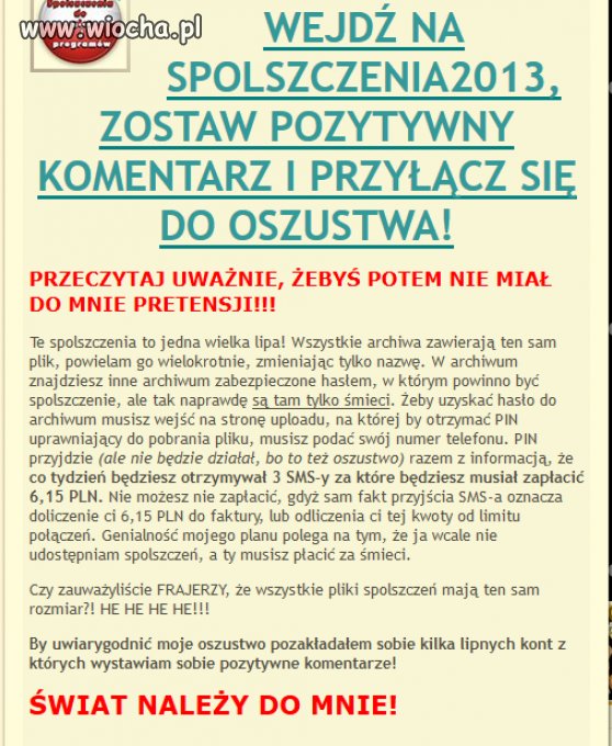 Jeżeli to nie wiocha to chyba sku***wo 