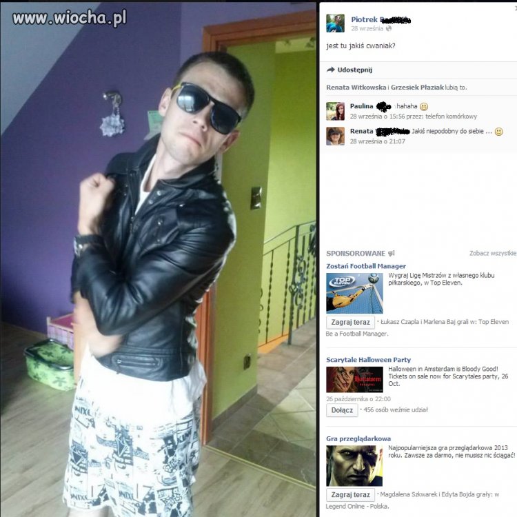 Jest tu jakiś cwaniak?