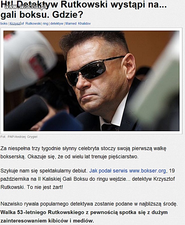 Kto przeciwnikiem?Najman?