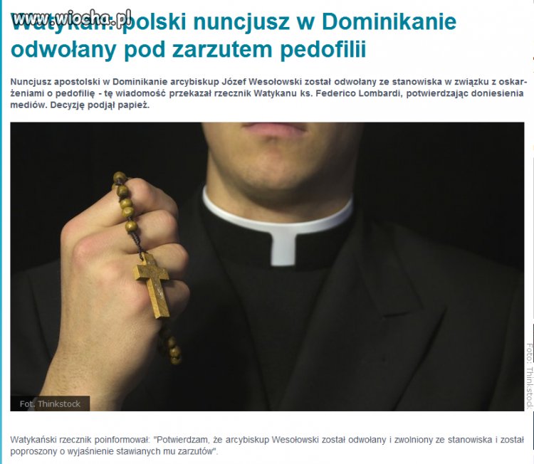 Polski nuncjusz odwołany 