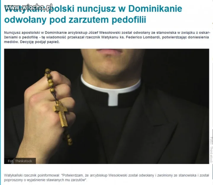 Polski nuncjusz odwołany 