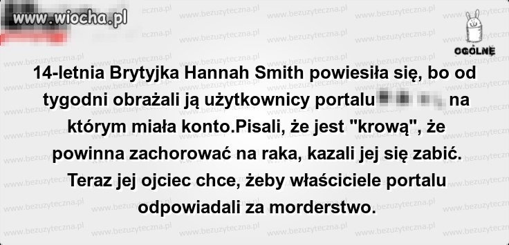 Naprawdę miała powód, żeby popełnić samobójstwo...