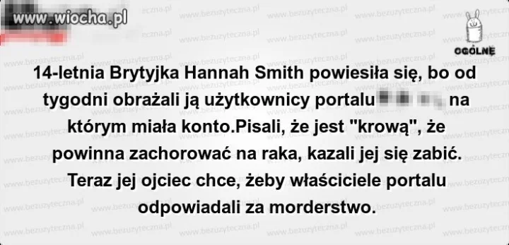 Naprawdę miała powód, żeby popełnić samobójstwo...