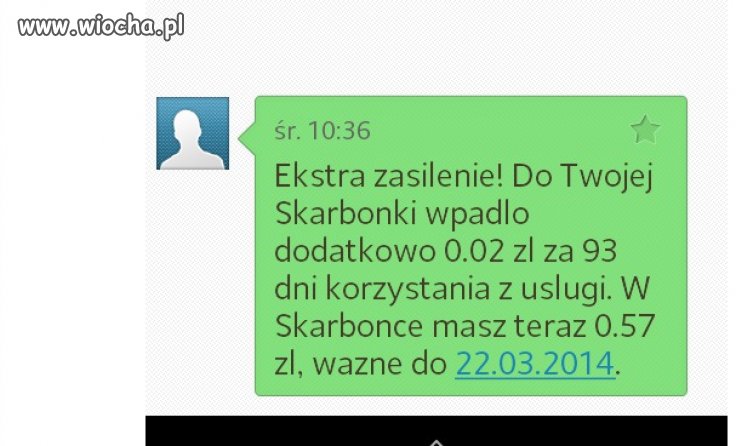 Dostałem extra zasilenie od orange...