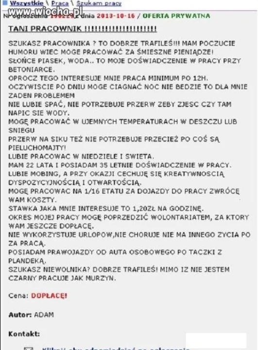 Tani Pracownik