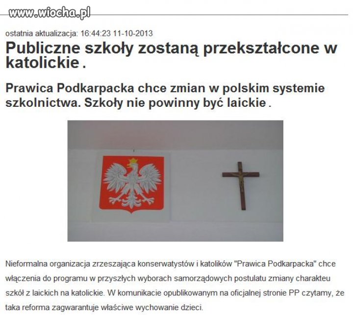 Prawica u władzy...