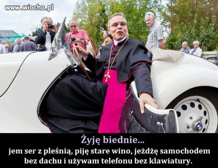 Żyję biednie...