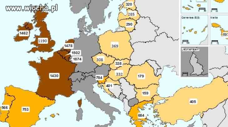 Zarobki minimalne w euro 1 miejsce Luxemburg 