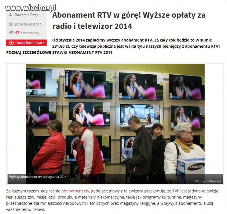 Mi premier kazał nie płacić