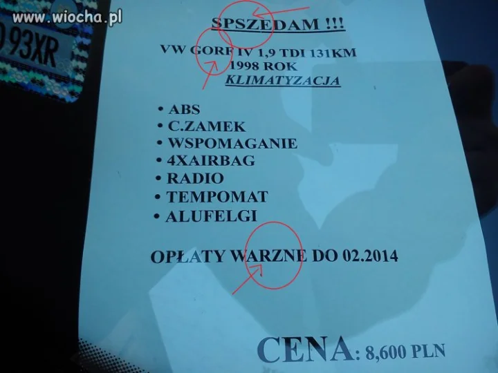 SPSedam vw goRf waRZne opłaty 