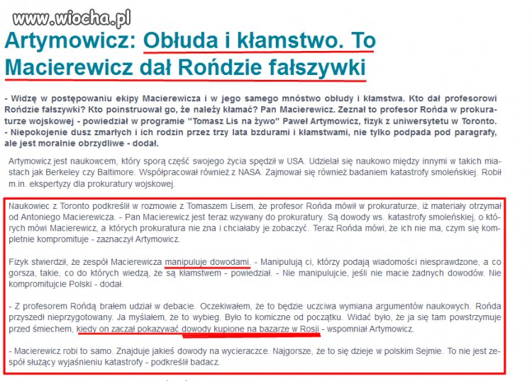 Macierewicz dał Rońdzie fałszywki