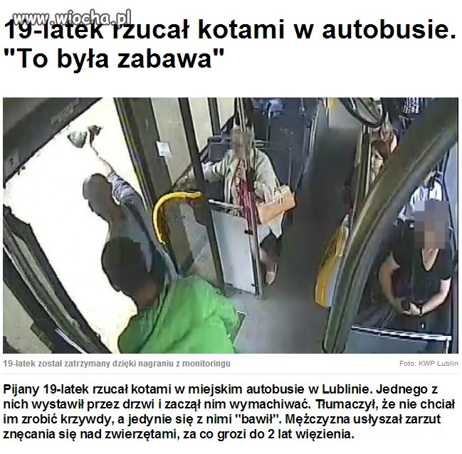Pijany 19-latek ...