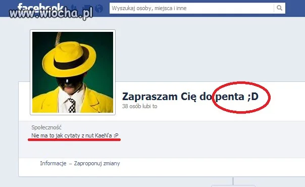 Stronę utworzyła 14 latka...