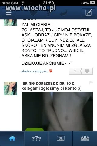 Oliwia z aska. 