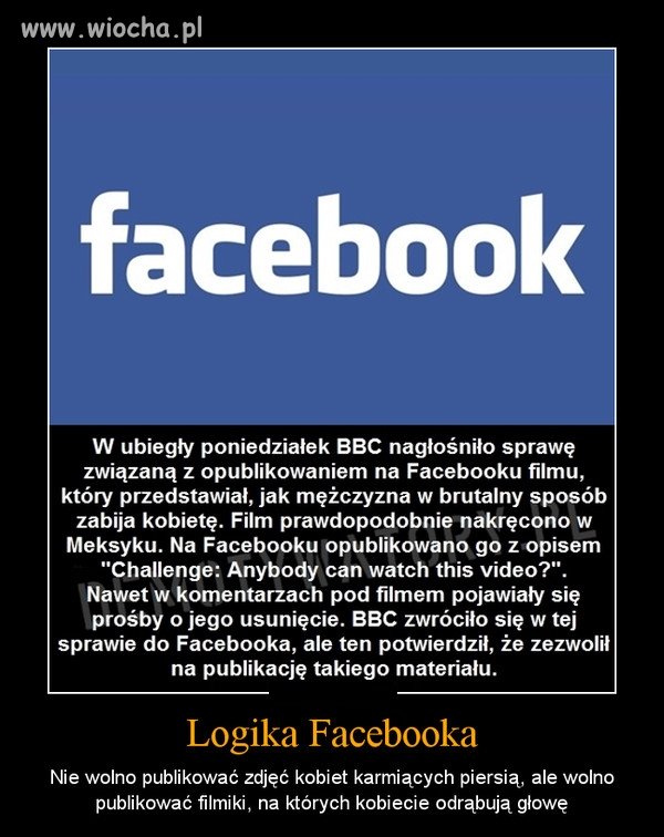 Hipokryzja Facebooka .