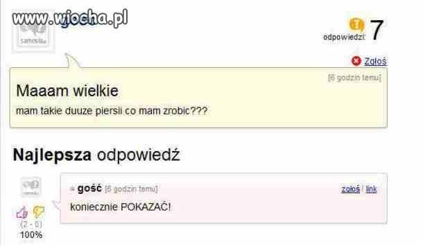 Chciała wiedzieć