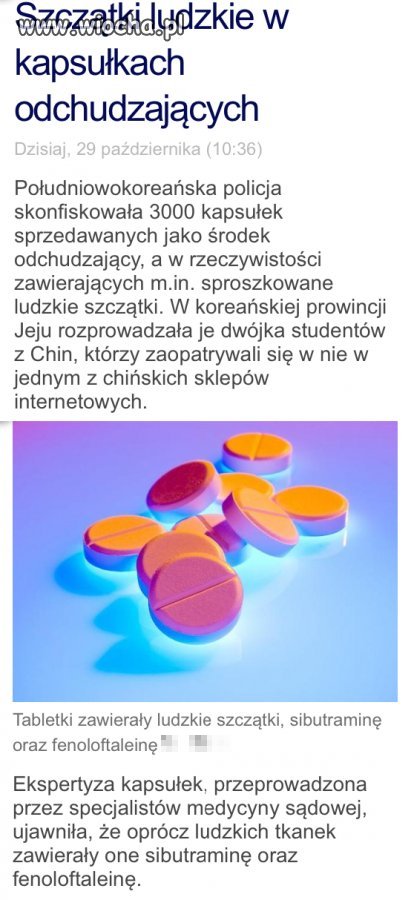 Środek na odchudzanie