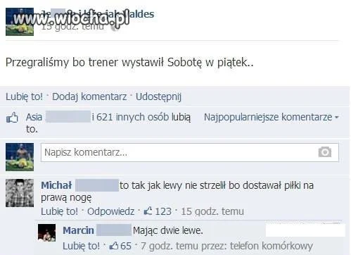 Przegraliśmy, bo...