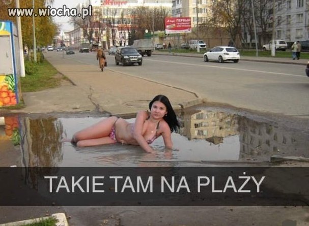 TAKIE TAM NA PLAŻY