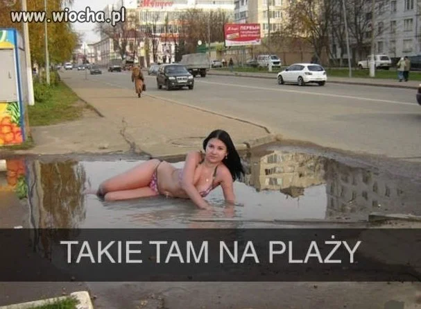 TAKIE TAM NA PLAŻY