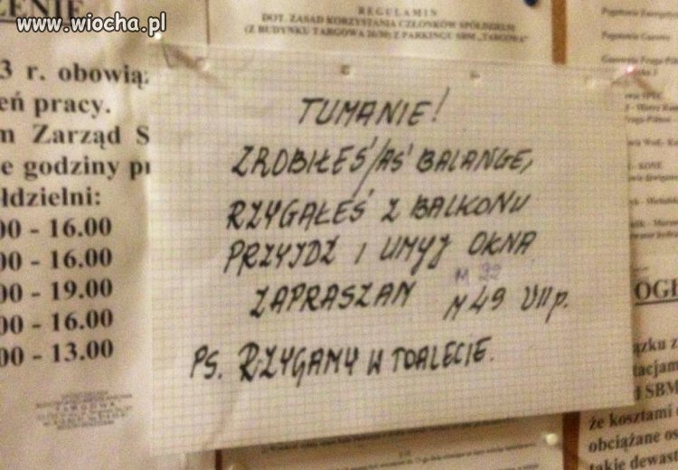 Uroki mieszkania w bloku