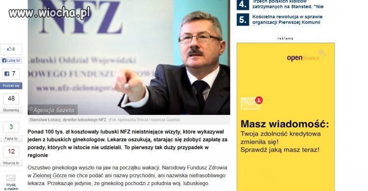 Ponad 100tyś zł z NFZ