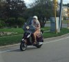 Jazda w siną dal na golaska.