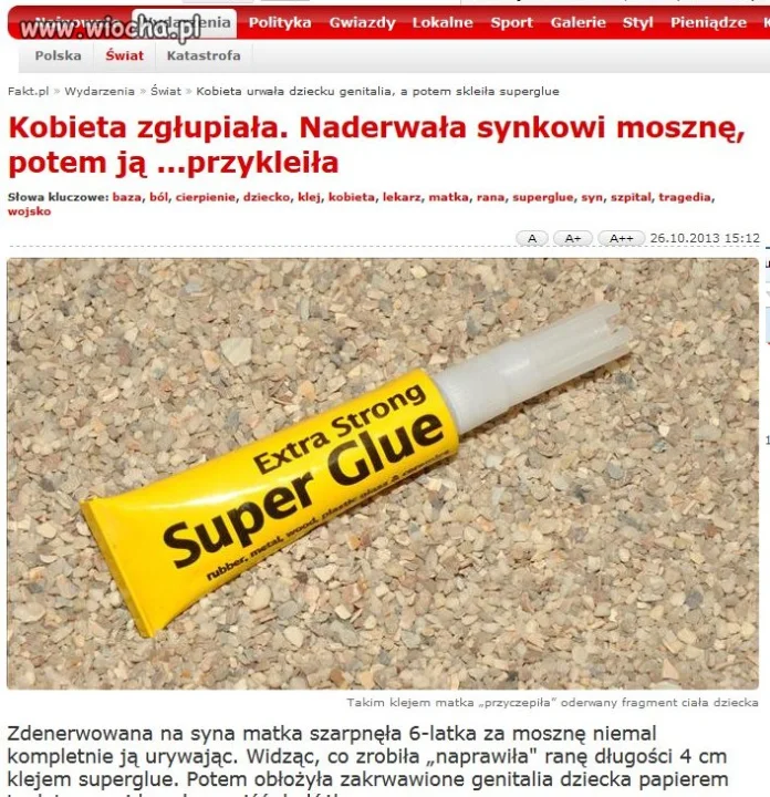 Świat oszalał.