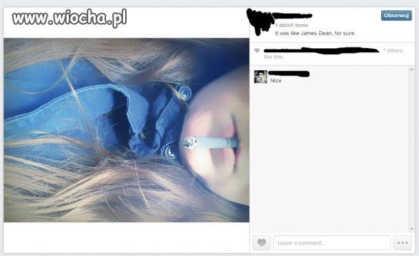 Się popisała tą fajeczką 