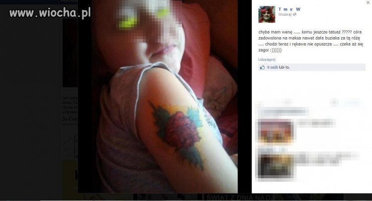 Dziewczynka ma 4 lata i ojca idiotę
