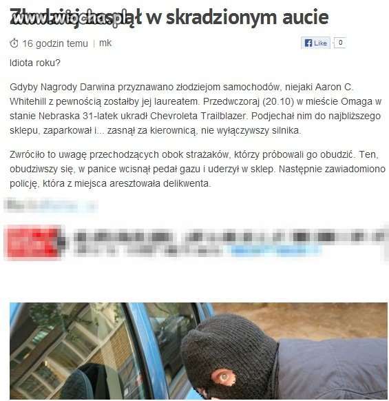 Sam się załatwił