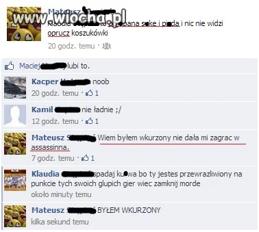 10letnie dziecko wyzwało starszą siostrę od pi*dy