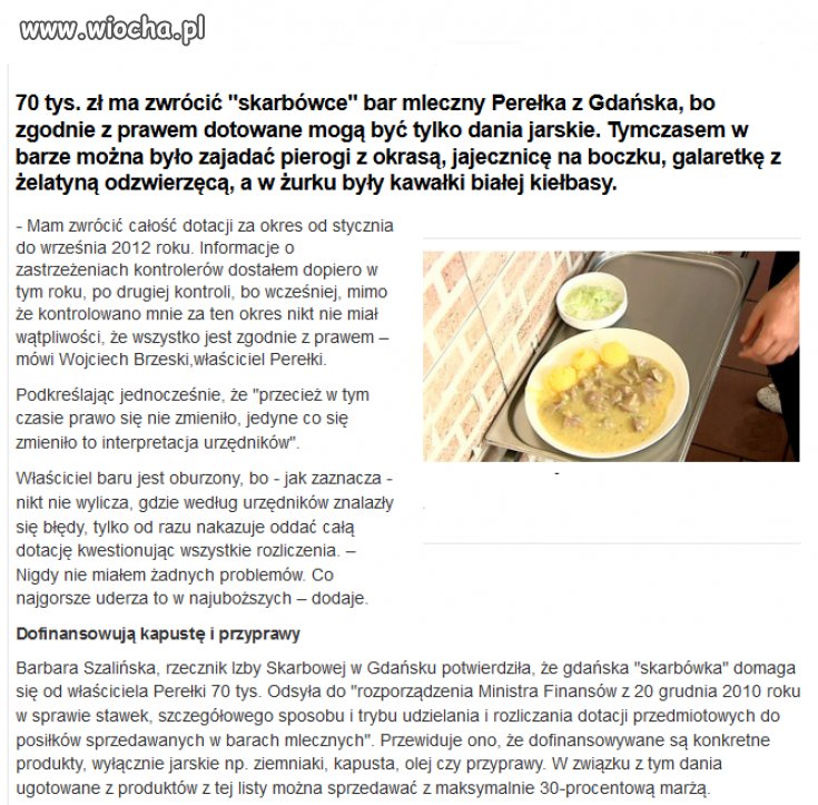 Państwo (słabe) gnębi maluczkich...