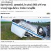 Baran pisał SMS-a w trakcie jazdy