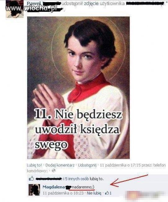 11.Nie będziesz uwodził swojego księdza...
