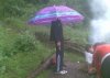 Człowiek parasol
