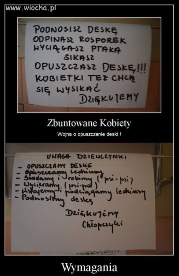 Wojna o opuszczanie deski 