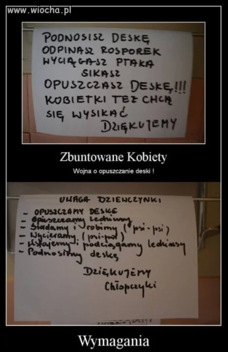 Wojna o opuszczanie deski 